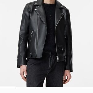 All Saints Men's Black Biker Jacket